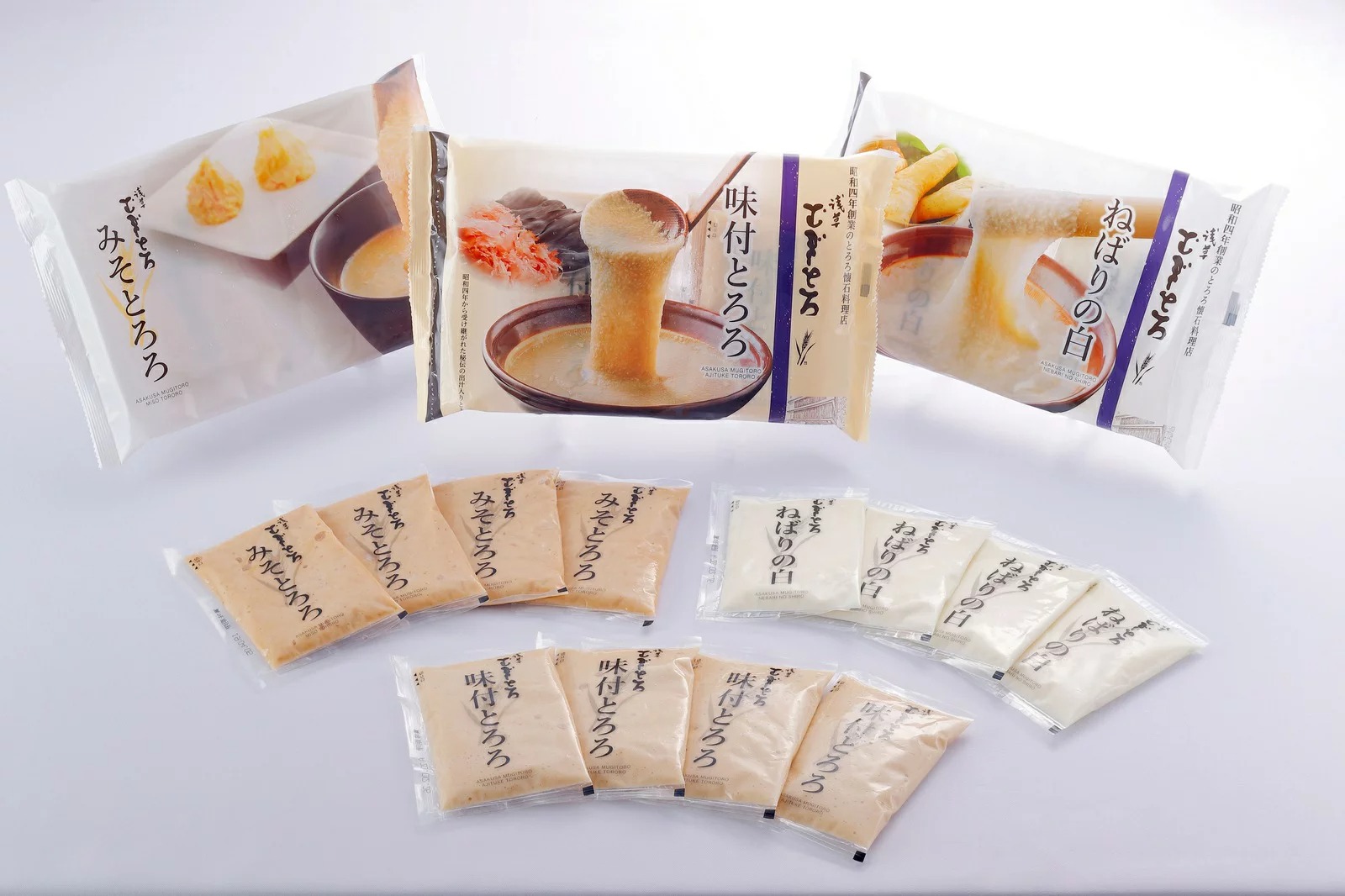 浅草むぎとろ とろろ3種詰合せ