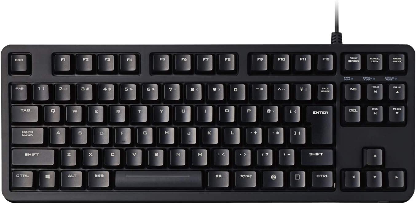 エレコム(ELECOM) メカニカルゲーミングキーボード TK-G01UKBK 2020