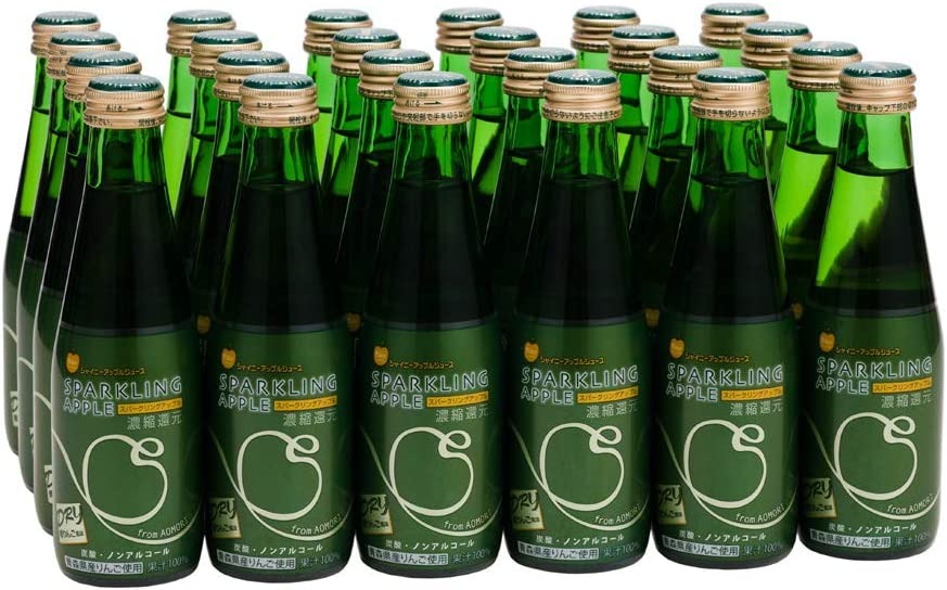 青森県りんごジュース シャイニー スパークリングアップル ドライ