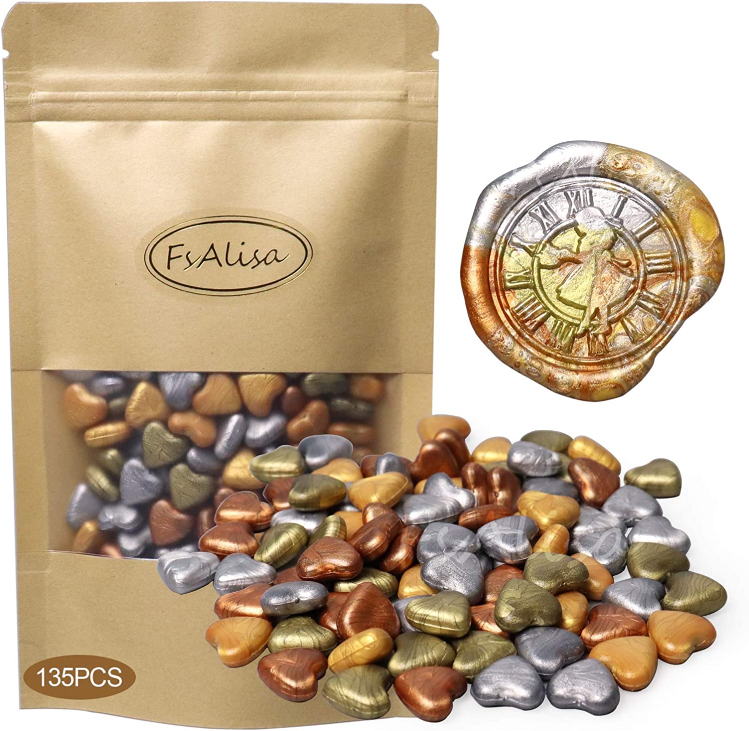 FsAlisa シーリングワックス 心型