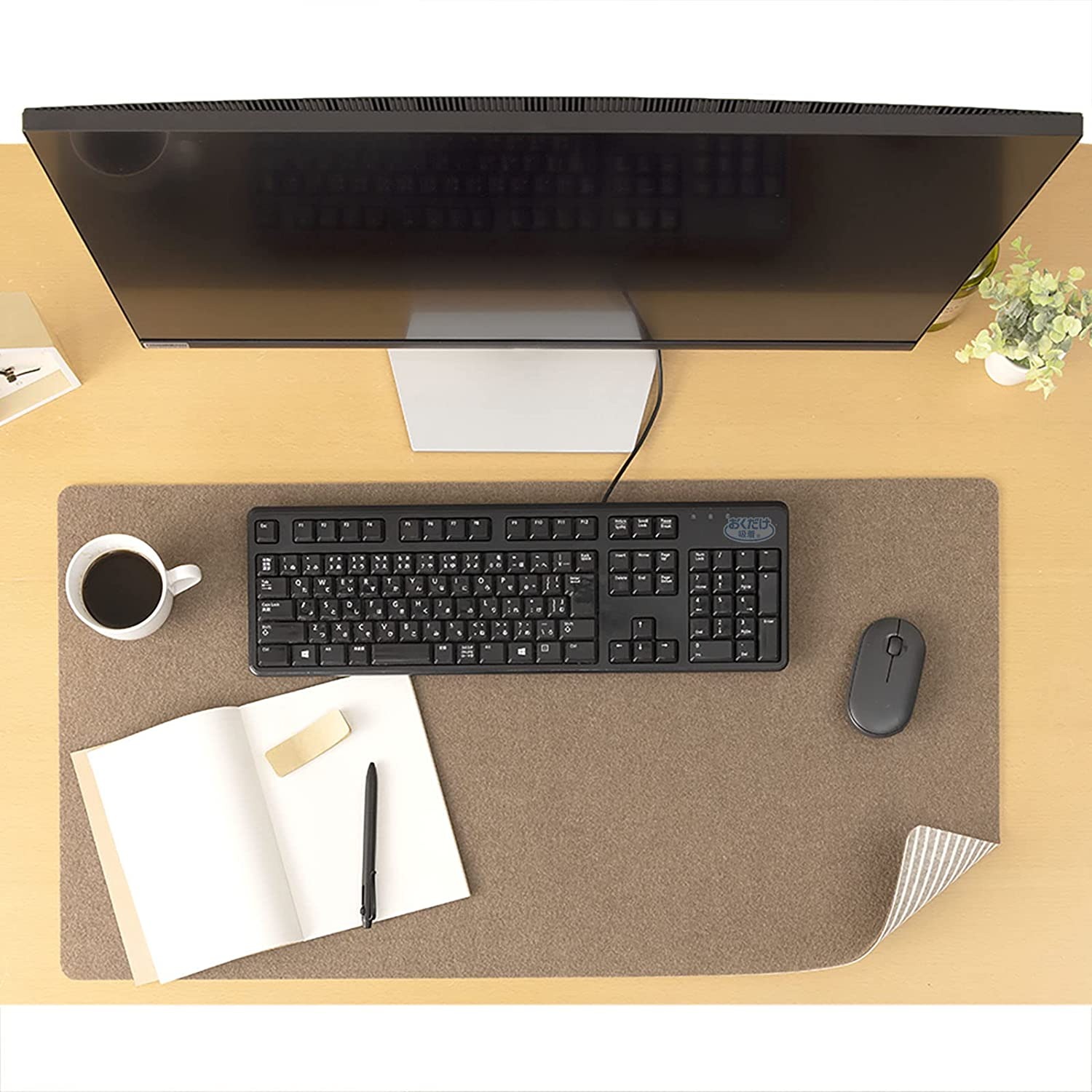 サンコー(SANKO)	おくだけ吸着デスクマット KX-74