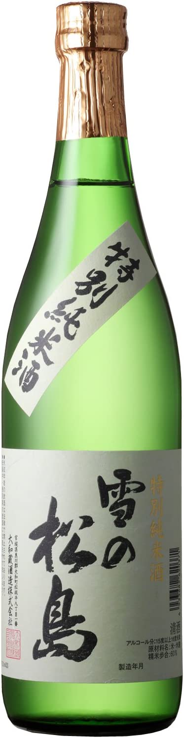 大和蔵酒造 雪の松島 特別純米酒