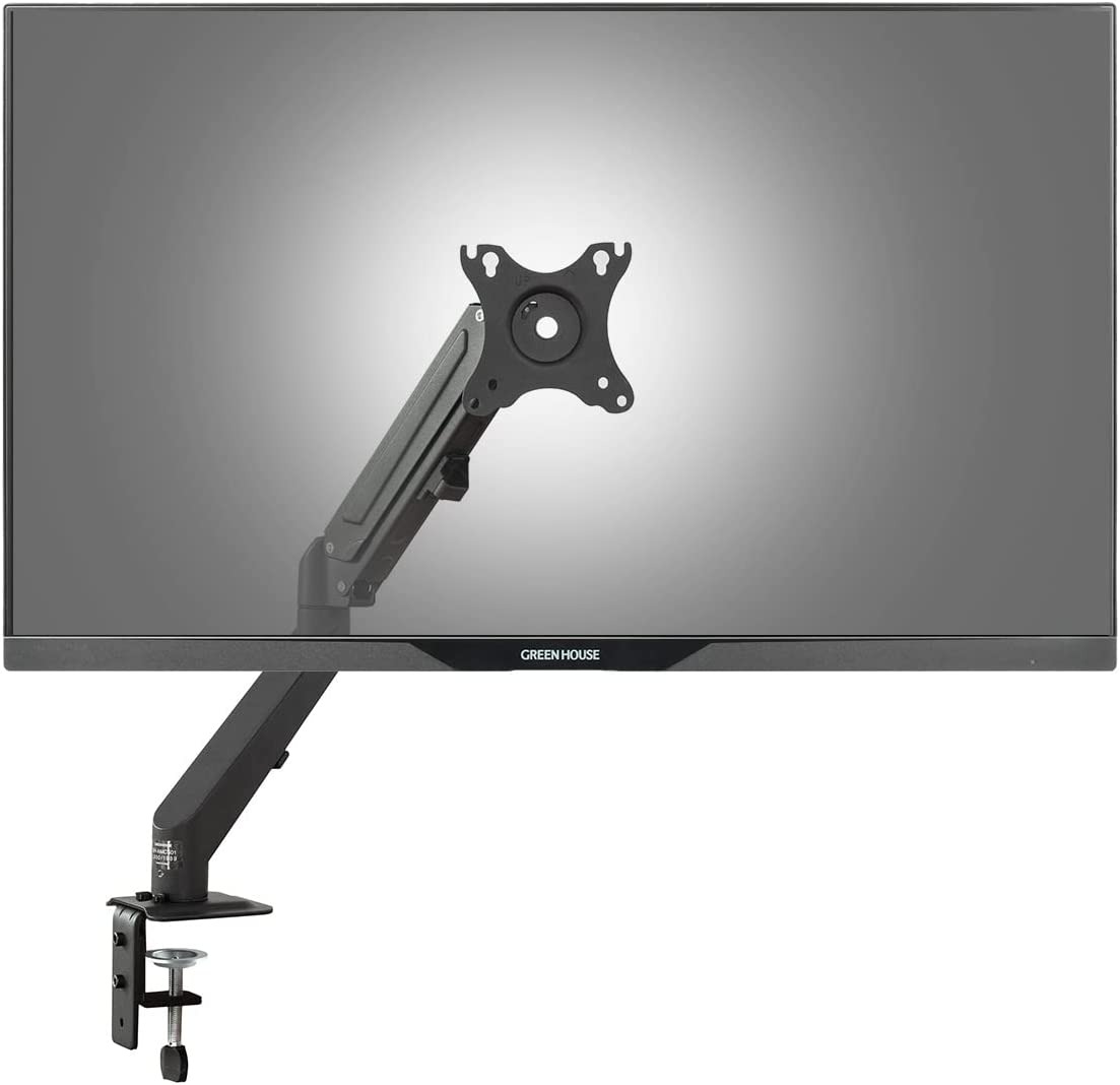グリーンハウス(GREEN HOUSE) ガススプリング クランプ式 液晶ディスプレイ用アーム GH-AMDJ1