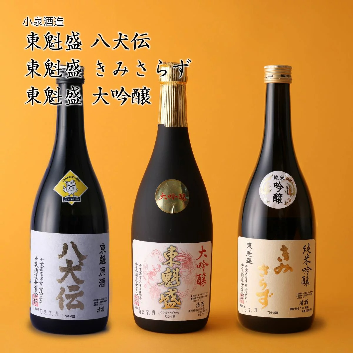 小泉酒造 東魁盛3本飲み比べセット