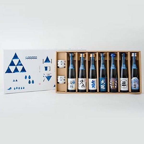 山梨県酒造協同組合 名山の水 山の酒 山梨の酒 純米酒飲み比べ7本セット