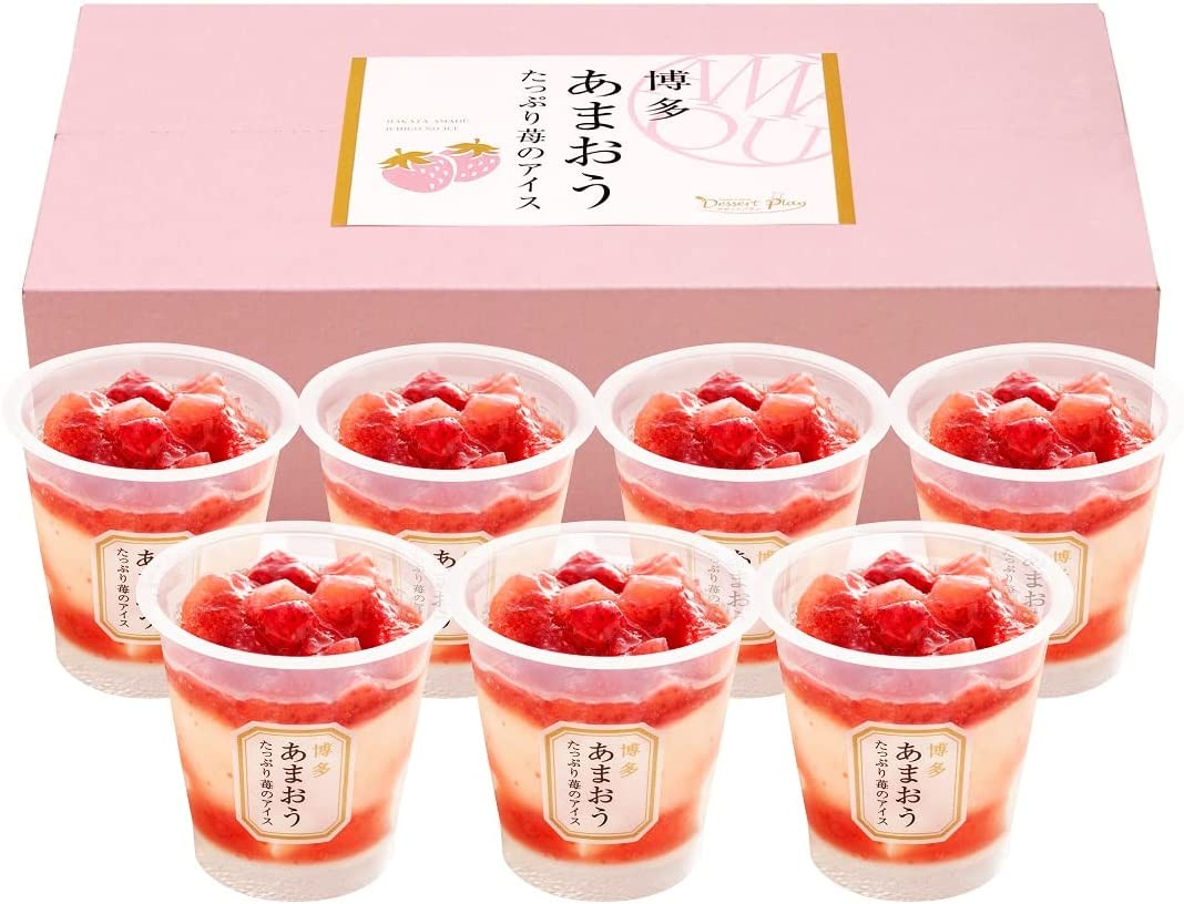 ヤバケイ 博多あまおう たっぷり苺のアイス