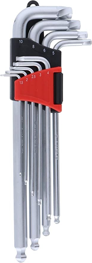 高儀(TAKAGI) なめた六角ネジもはずせる六角棒レンチセット 9本組