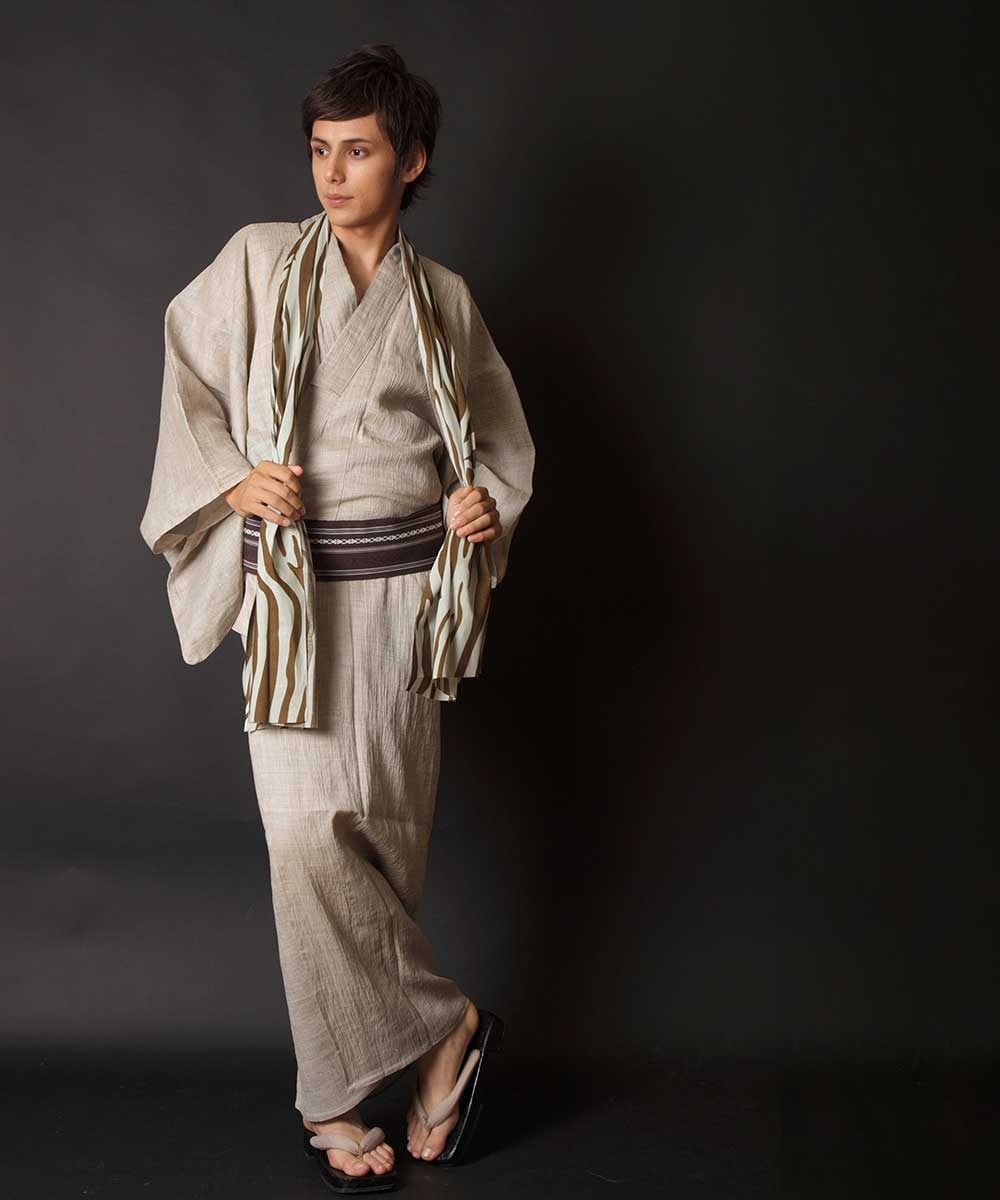 きもの市場あんのん 男性用お仕立て上がり浴衣4点セット