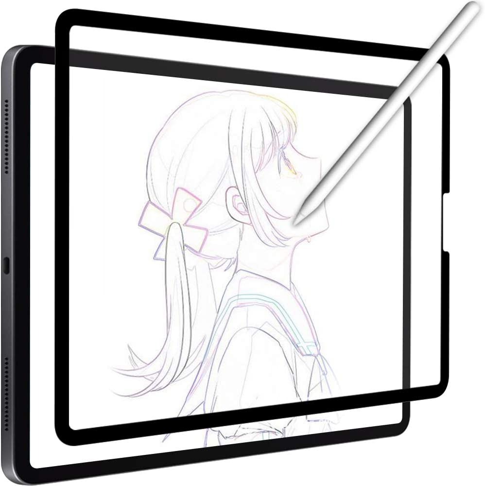 YMYWorld 着脱式ペーパーライクフィルム 12.9インチ iPad Pro用 PL-07B 2021