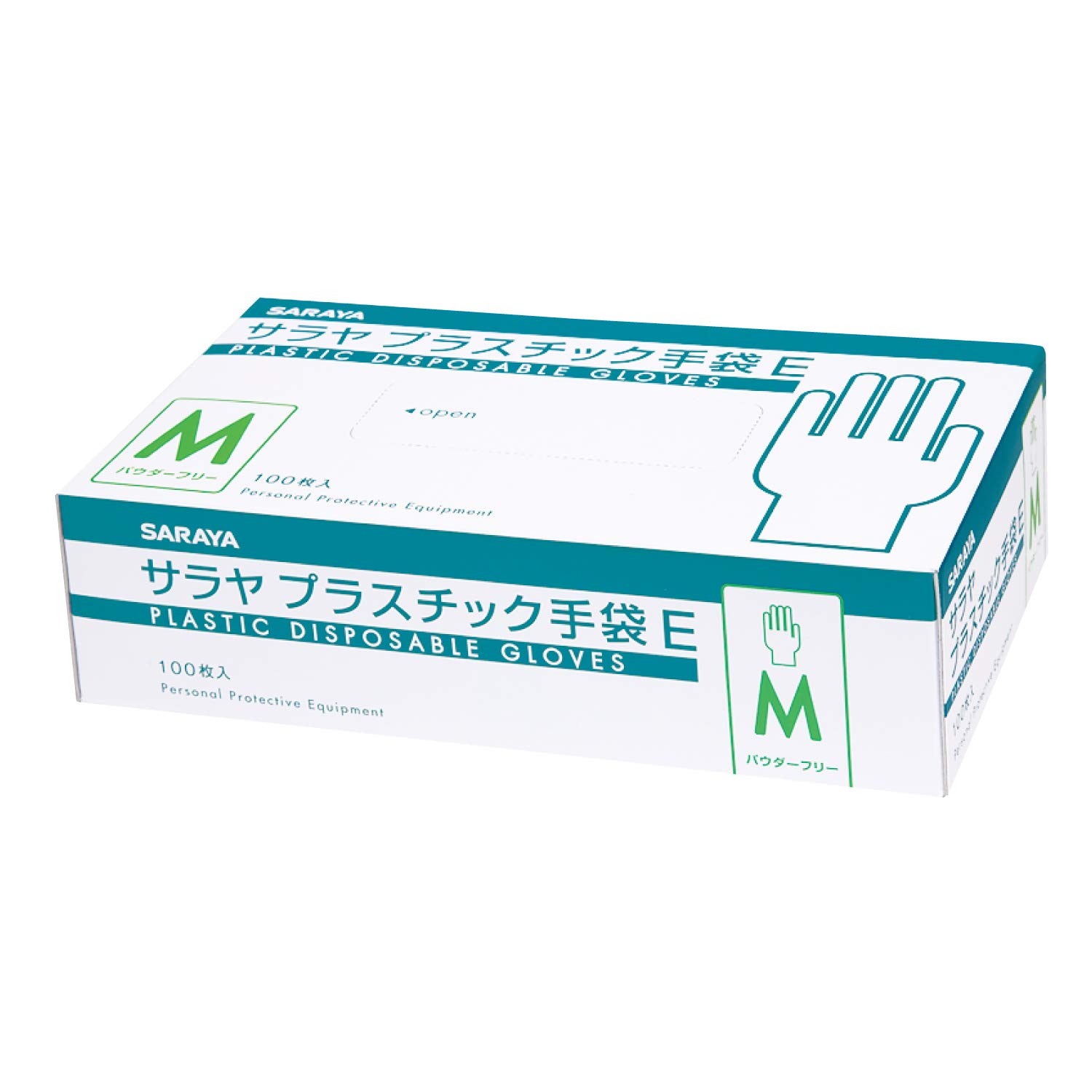 サラヤ(SARAYA) プラスチック手袋E 粉無