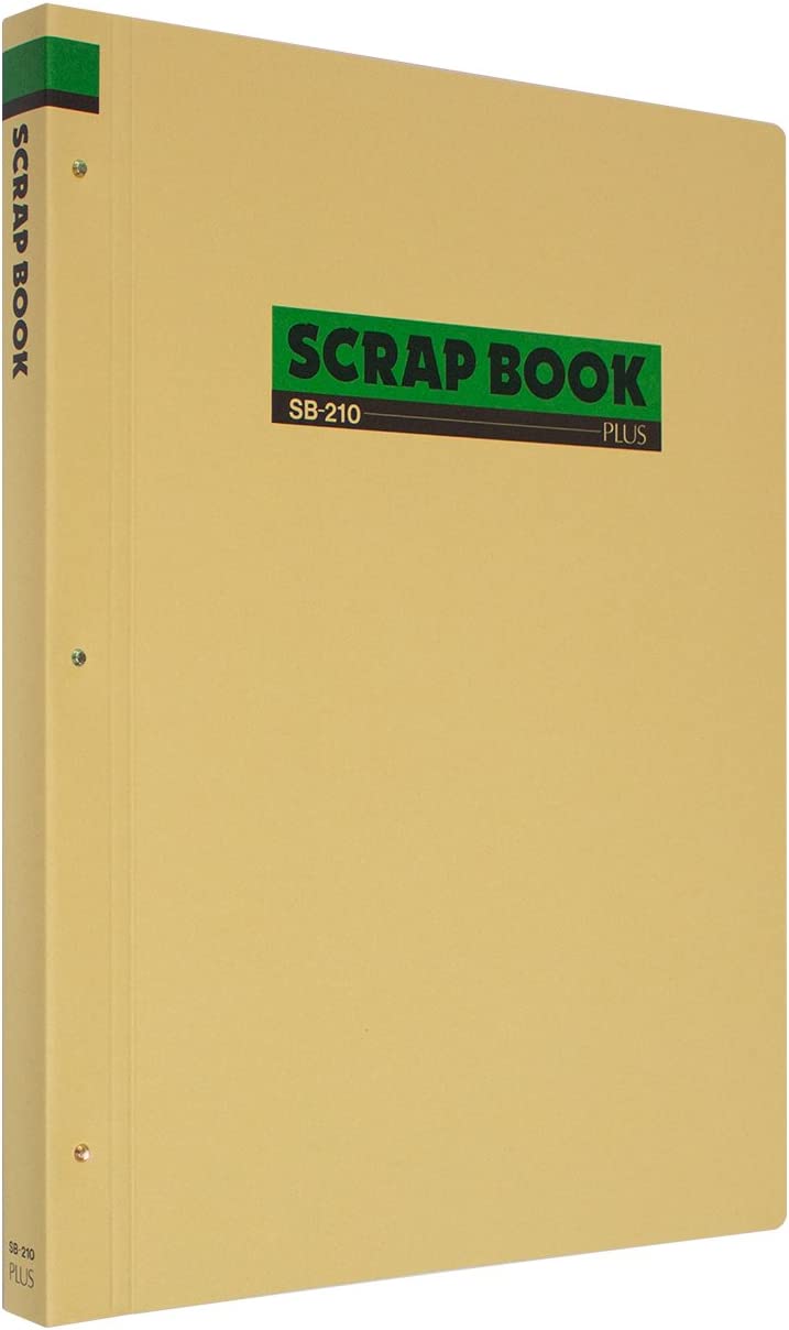 プラス(PLUS) スクラップブック 両面クラフト紙表紙 B4-S 30枚中紙  SB-210