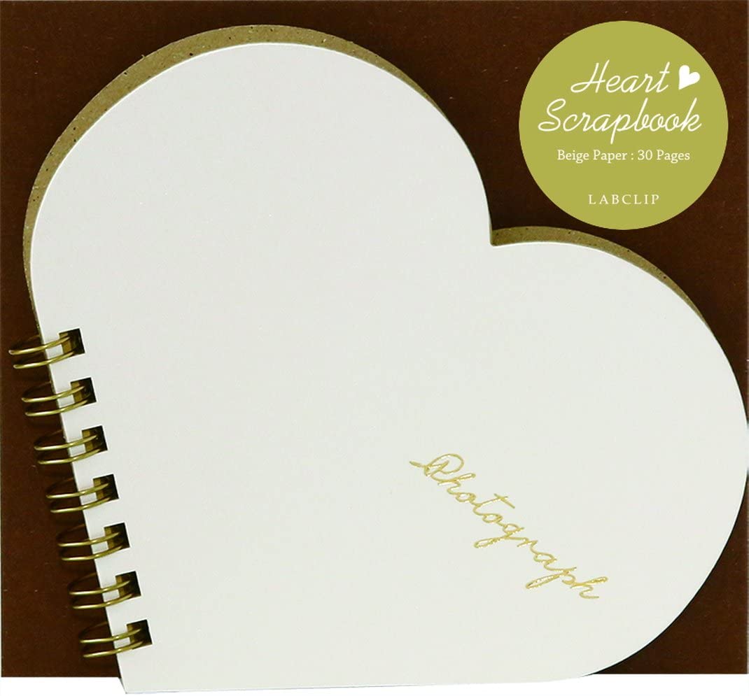 ラボクリップ(LABCLIP) スクラップブック ハートS SCHT11