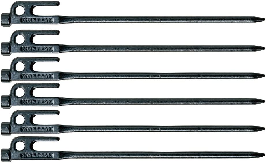 スノーピーク(snow peak) ペグ ソリッドステーク30 6本セット R-103-1