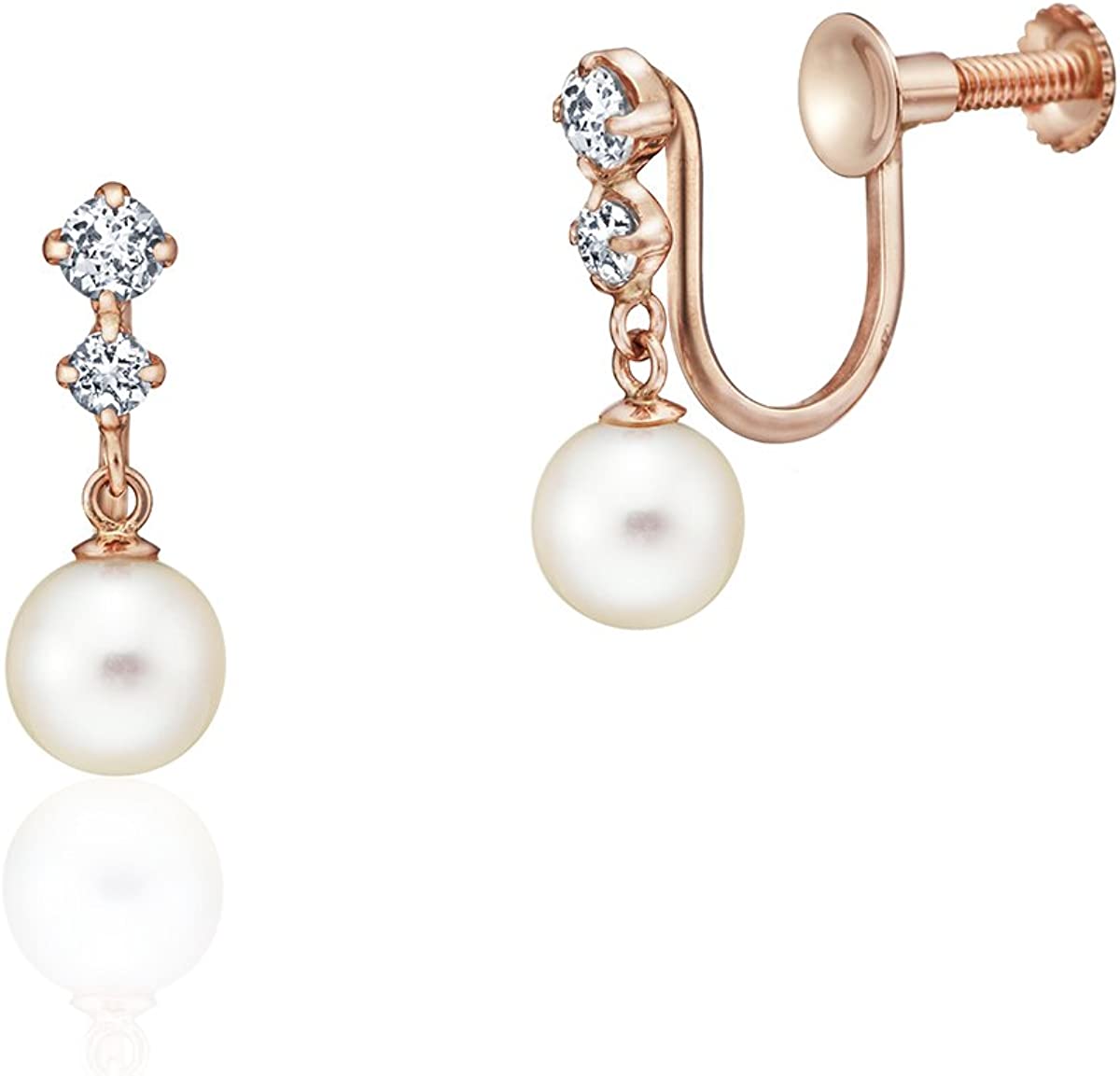 4℃ K10ピンクゴールドイヤリング