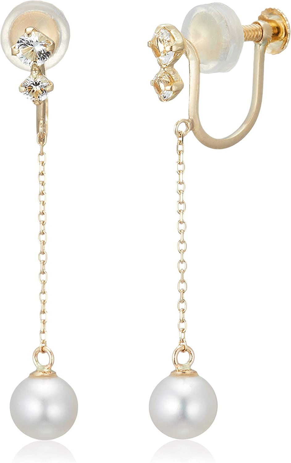 4℃ K10イエローゴールド イヤリング