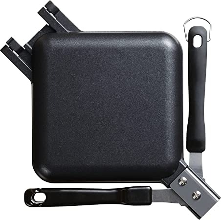 和平フレイズ キャンプラス 折りたためるホットサンドメーカー MB-2237