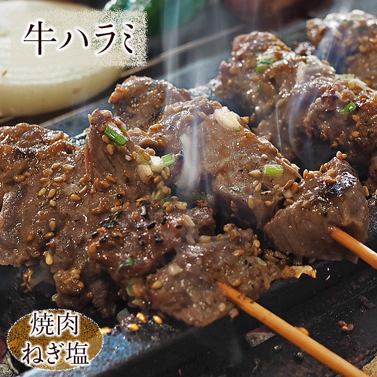 アップスタート お家で本格牛串焼き! ねぎ塩だれ 牛ハラミ串