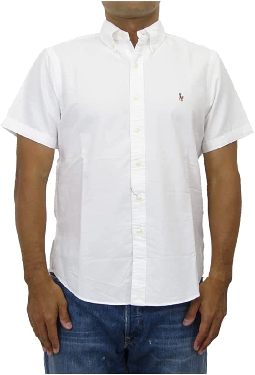ラルフローレン(Ralph Lauren) クラシックフィット ボタンダウン オックスフォード 半袖シャツ