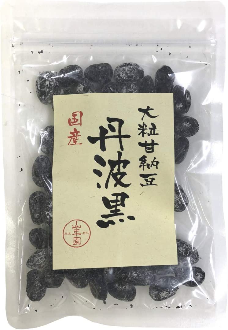 山年園 大粒甘納豆 丹波黒