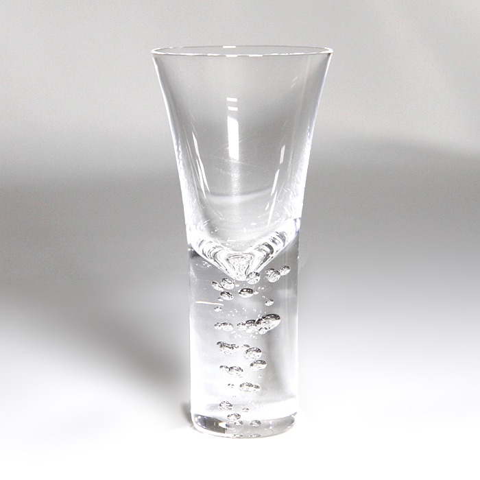 菅原工芸硝子 3種の泡 神秘的に立ち昇る泡 ショット