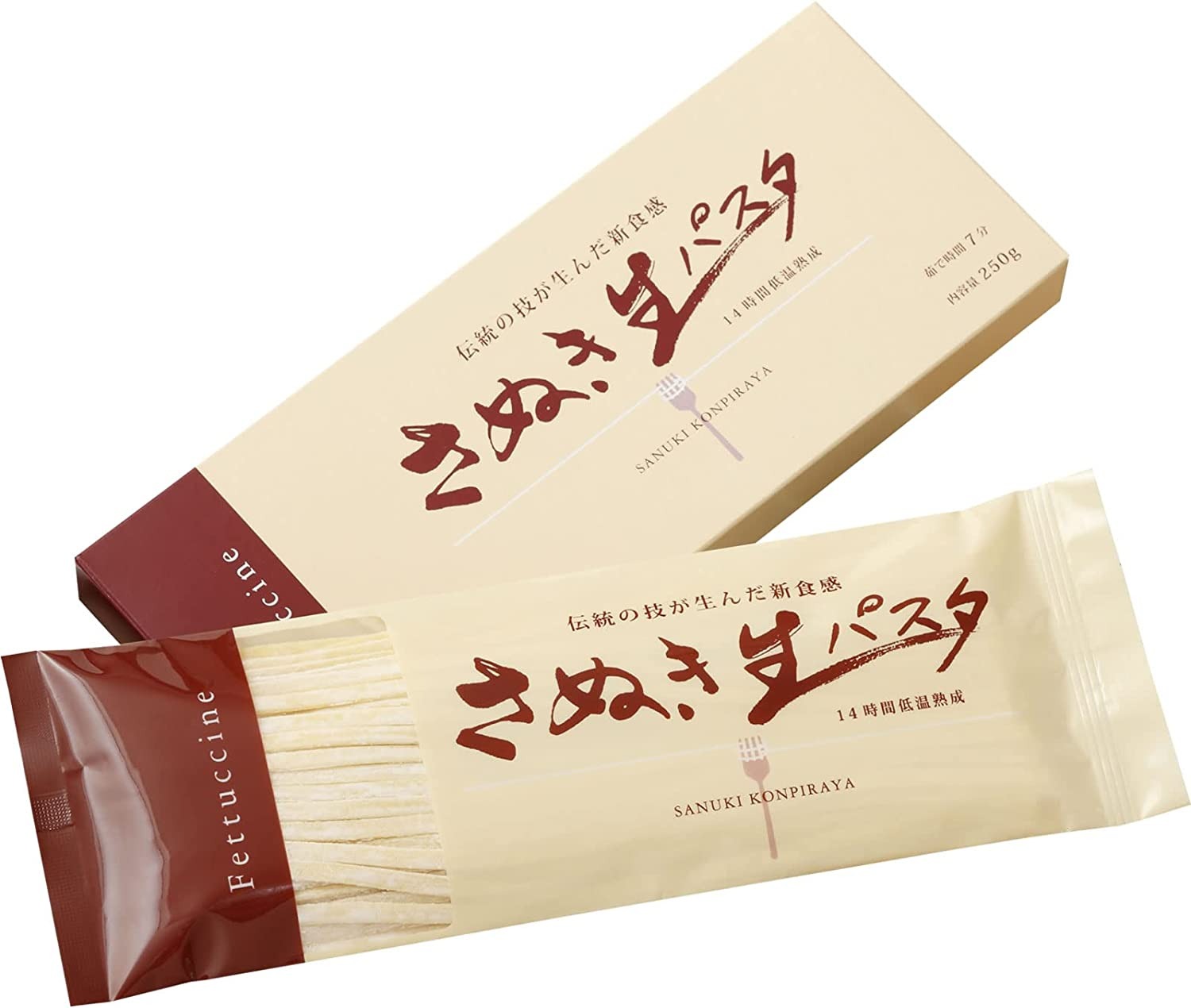 こんぴらや販売 さぬき生パスタ フェットチーネ