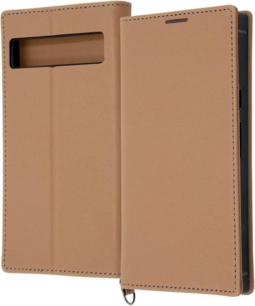 イングレム(Ingrem) Google Pixel 8a 耐衝撃 手帳型レザーケース KAKU Durable IN-GP8ATBC9