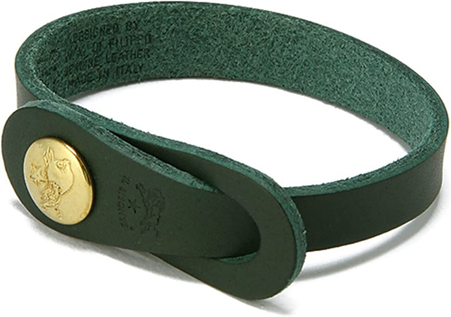 イルビゾンテ(IL BISONTE) スナップボタンブレスレット