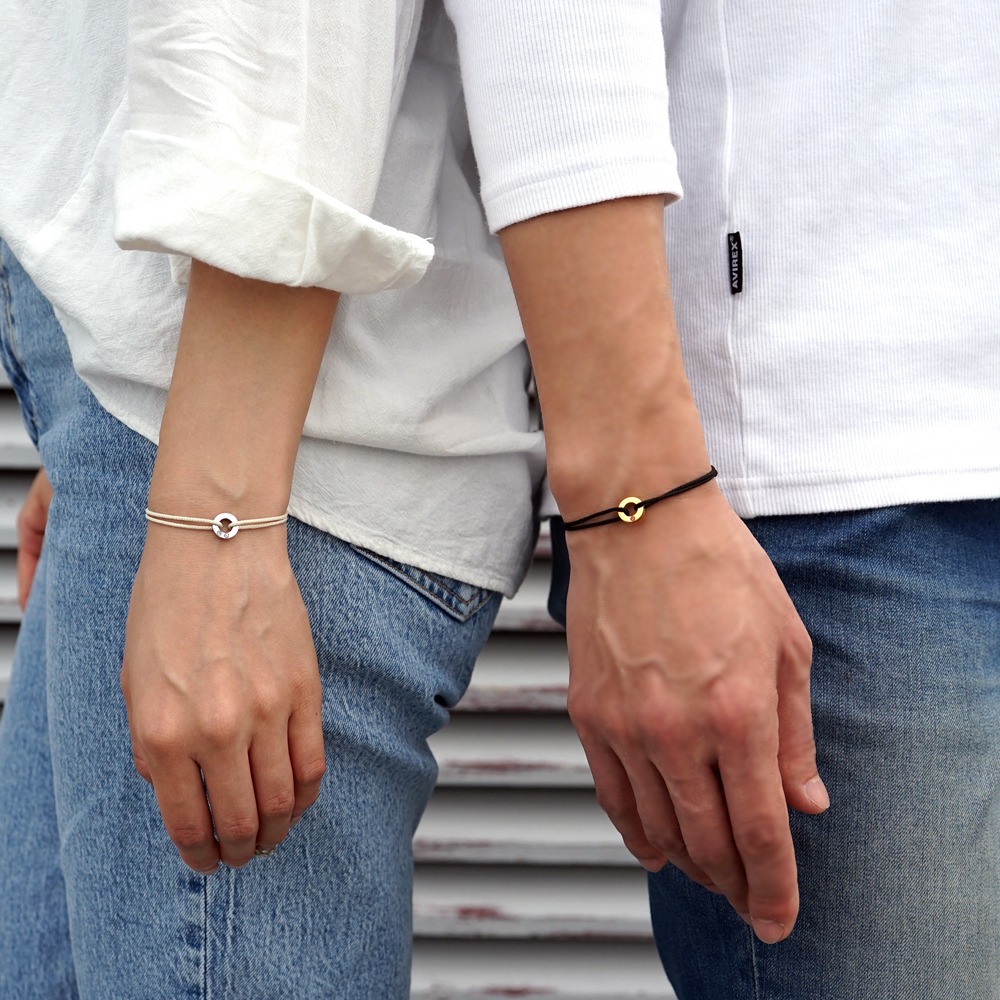 エラベル(Alavel) マルチストーン コード ブレスレット