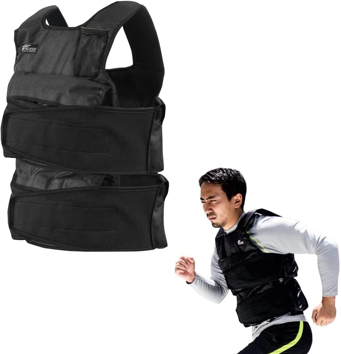 フィールドア(FIELDOOR) ウエイトベスト 最大20kg