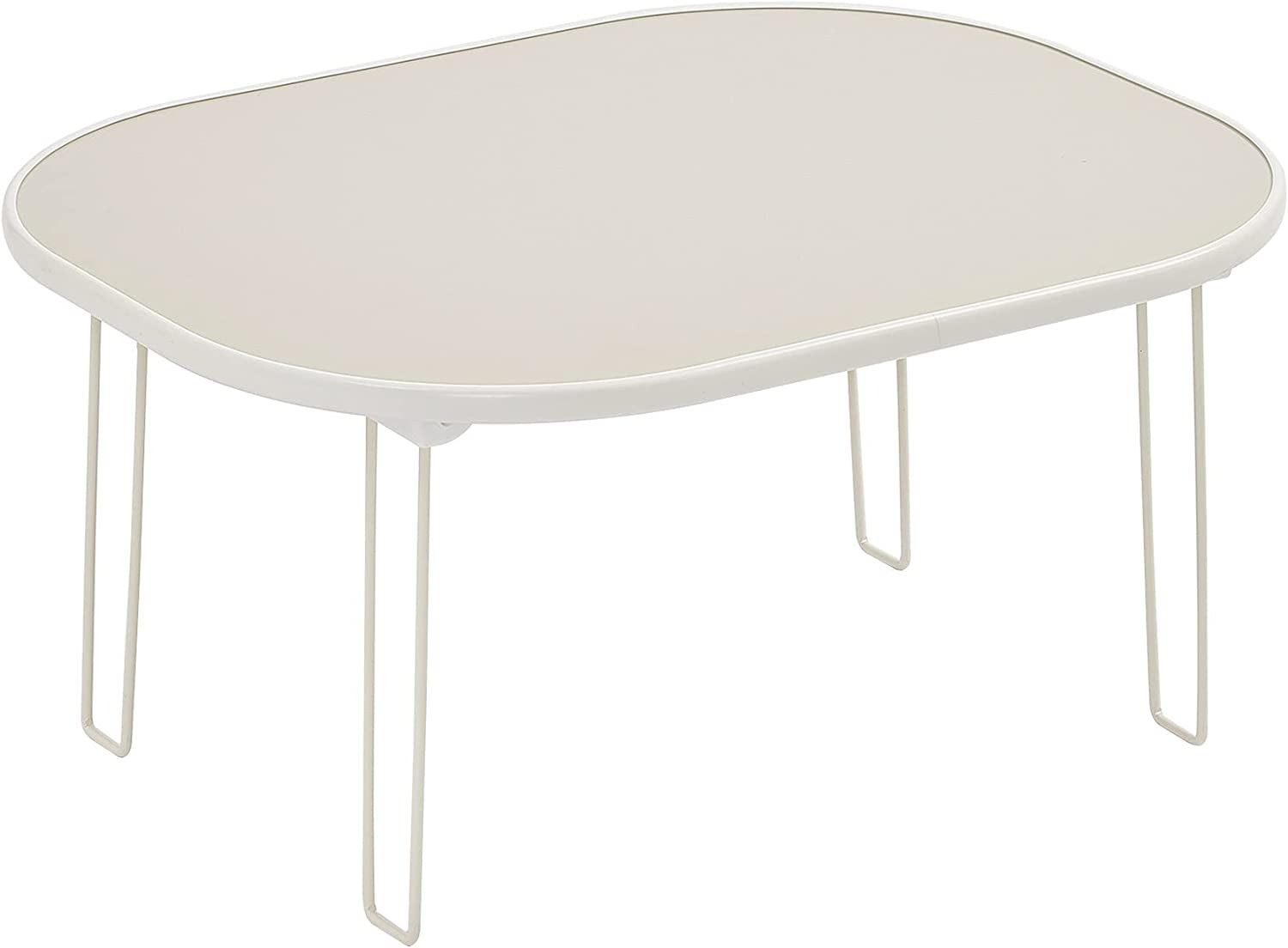 roomnhome モノラウンドフォールディングテーブル 幅800mm 折り畳み式