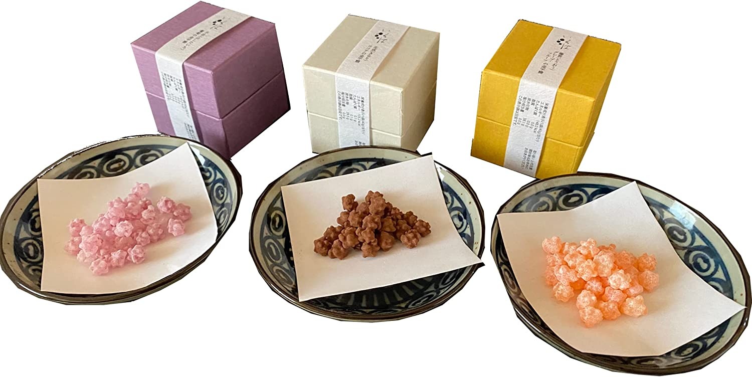 入江製菓 いろは屋の金平糖 3個セット