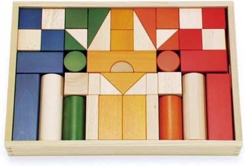 ボーネルンド(BorneLund) オリジナル積み木 カラー 積み木のほん付