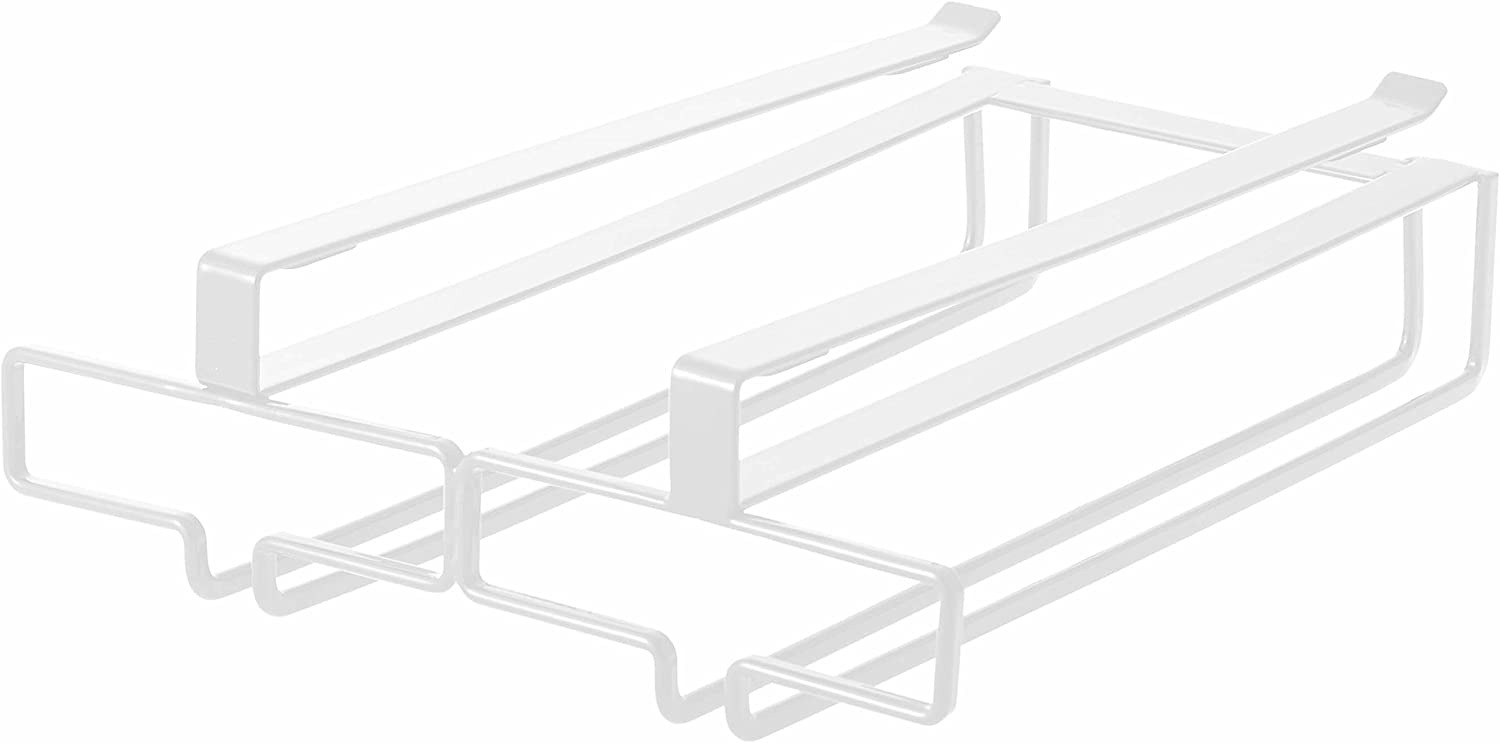 山崎実業 tower 戸棚下ワイングラスハンガー ダブル