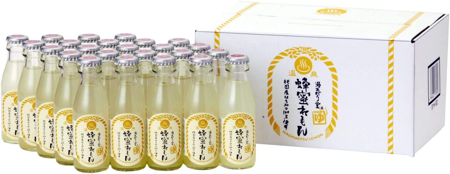 友桝飲料 蜂蜜れもん 湯あがり堂 95ml×24本 ギフト箱付き