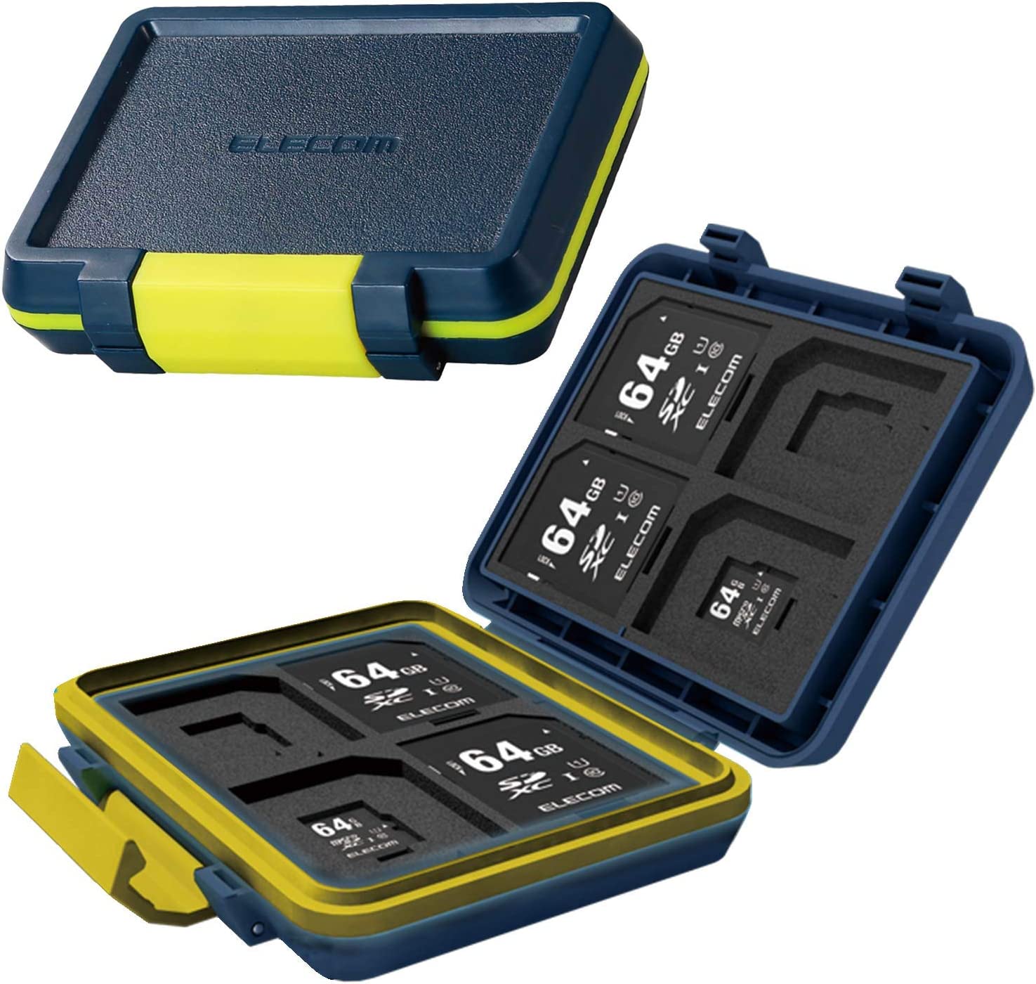 エレコム(ELECOM) SD microSDカードケース 耐衝撃 CMC-SDCHD01