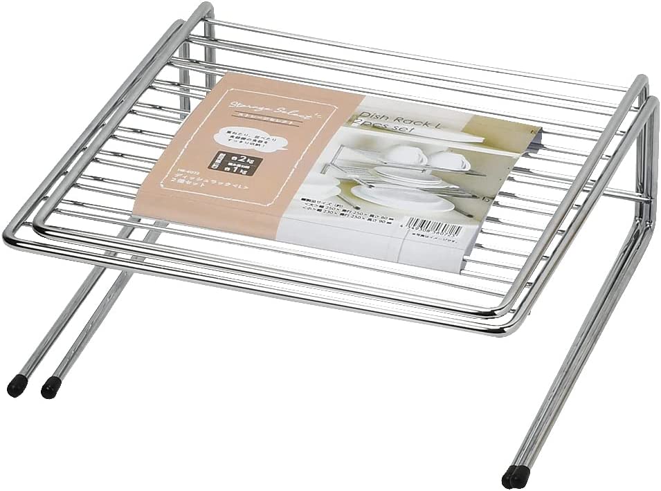 パール金属(PEARL METAL) ディッシュラック Lサイズ 2個セット 収納 ストレージセレクト HB-6072