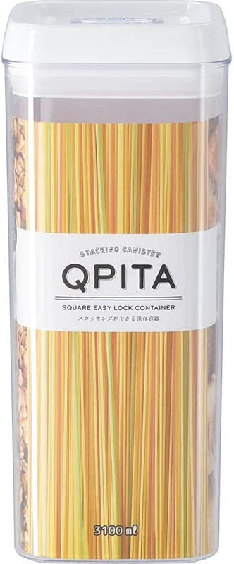 不二貿易 スタッキングロックキャニスター キュピタ 3100ml 47755