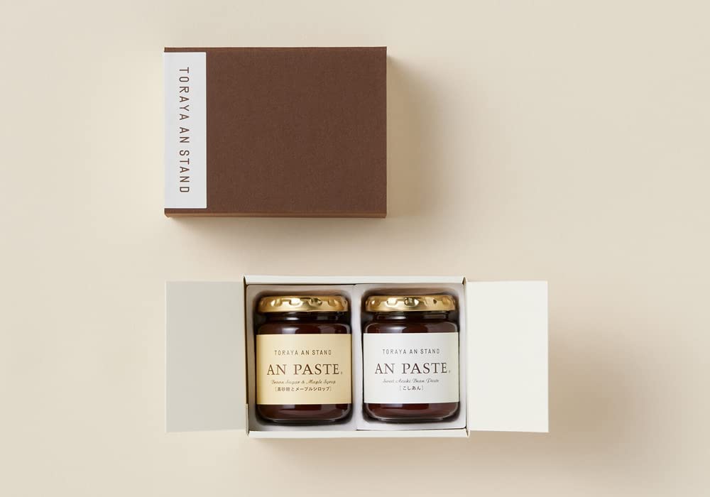 虎屋 あんペースト 2入 こしあん・黒砂糖とメープルシロップ