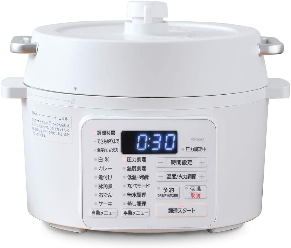 アイリスオーヤマ(IRIS OHYAMA) 電気圧力鍋2.2L PC-MA2