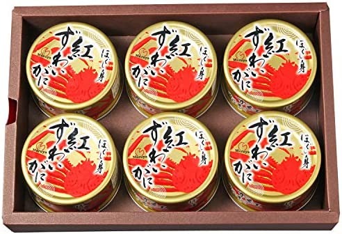 マルヤ水産 紅ずわいがに ほぐし身缶詰