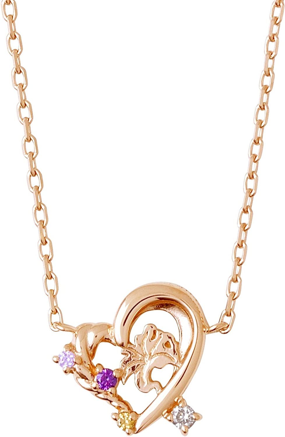 ザ・キッス(THE KISS) ディズニープリンセス ラプンツェル シルバー ネックレス