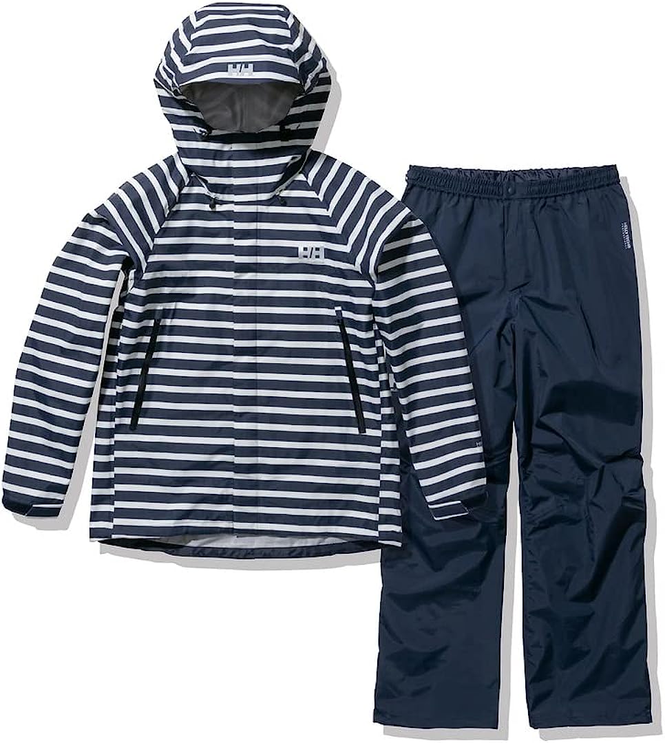 ヘリーハンセン(HELLY HANSEN) ボーダーヘリーレインスーツ HOE12310