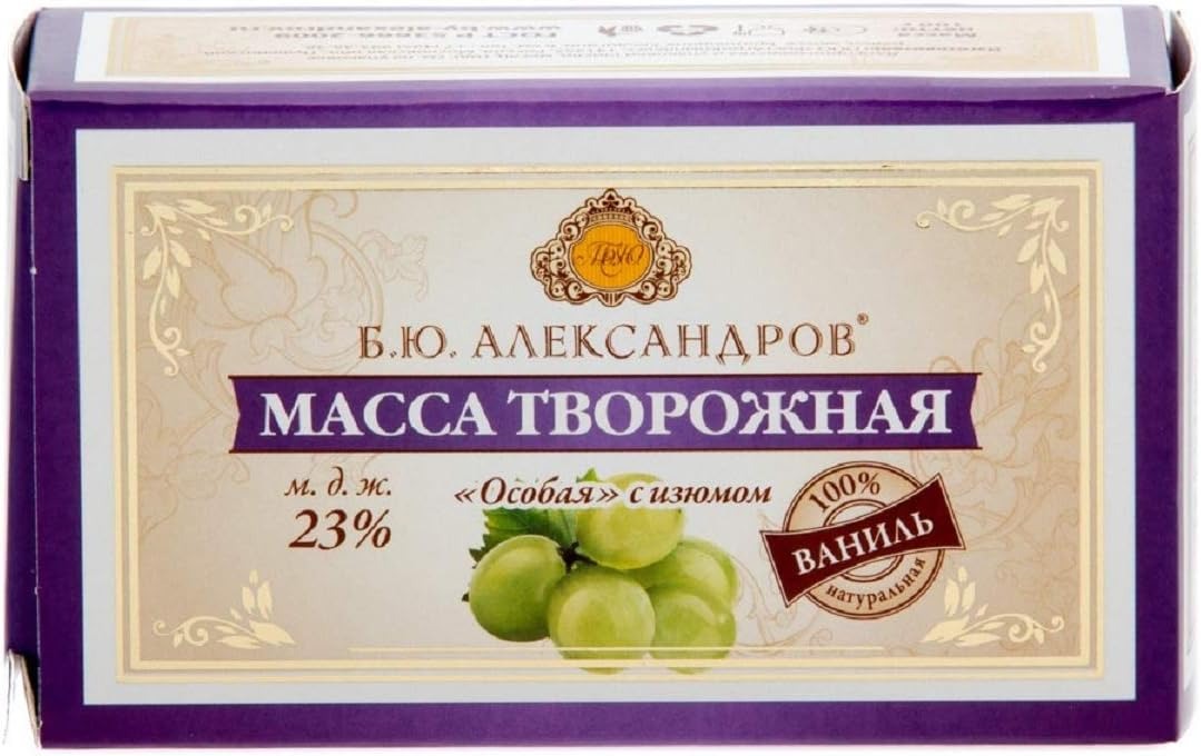 アレクサンドロス(ALEKSANDROV)スィローク スイートカッテージチーズ レーズン入り