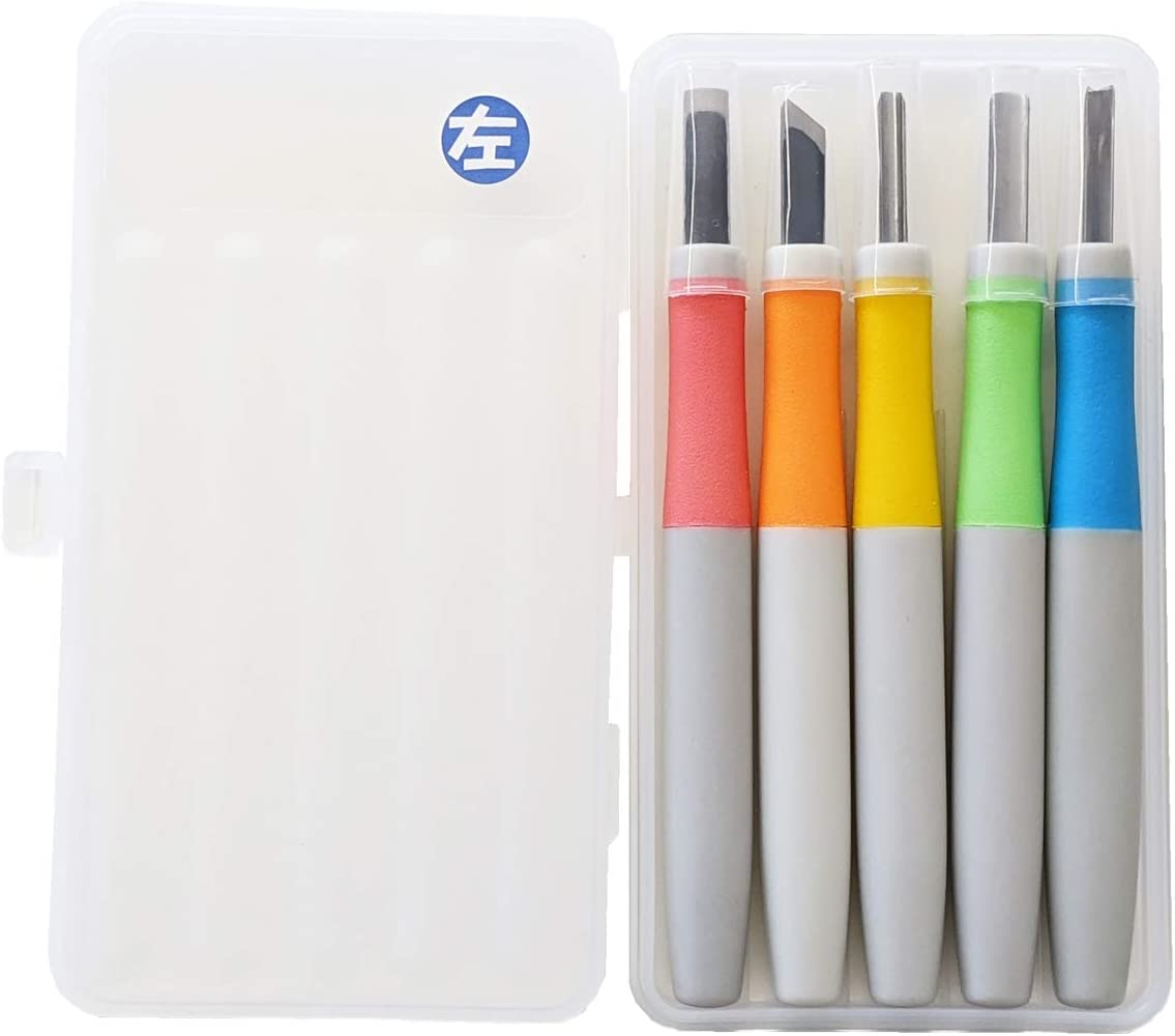 道刃物(MICHIHAMONO) TENTO彫刻刀 5本組 14000500