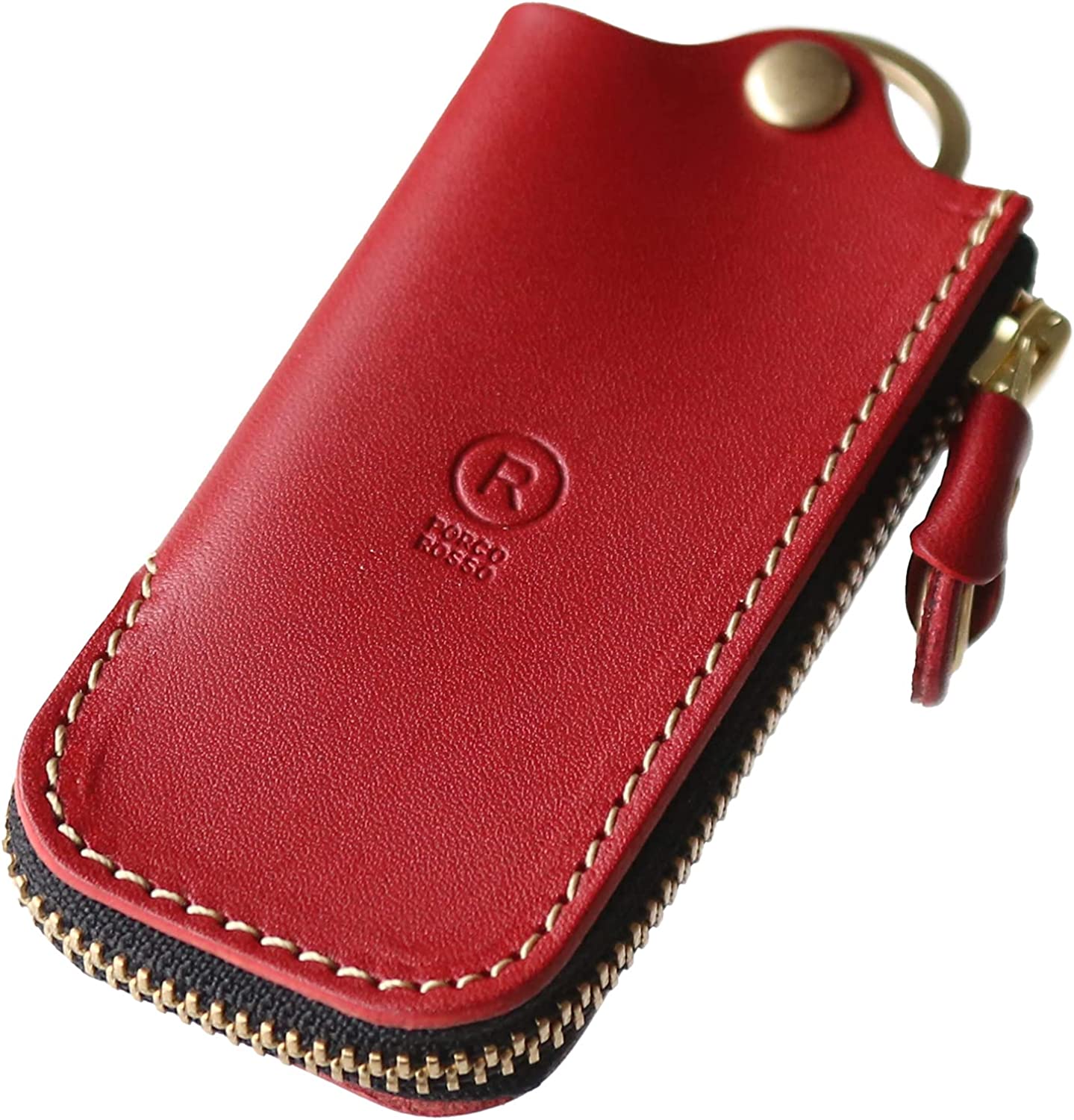 ポルコロッソ(PORCO ROSSO) レザーZIPキーケース