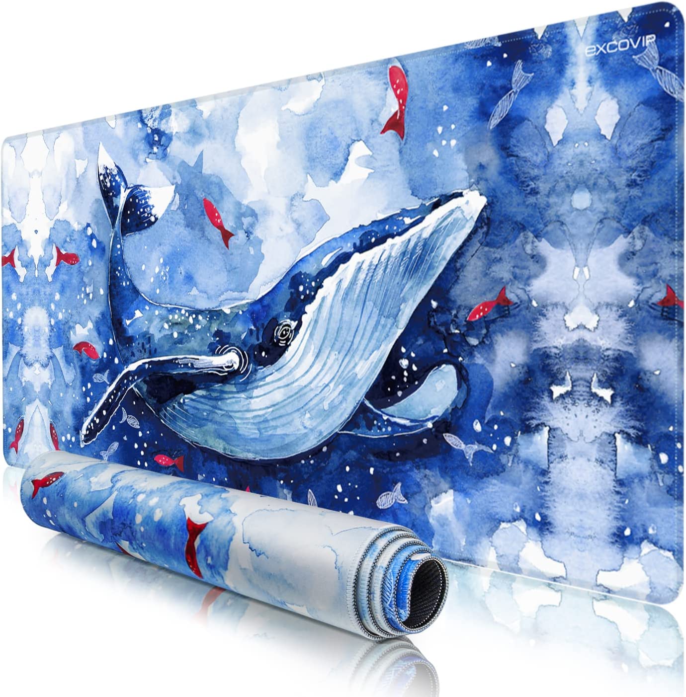 excovip EXCO マウスパッド大型 夢のようなクジラ 2017