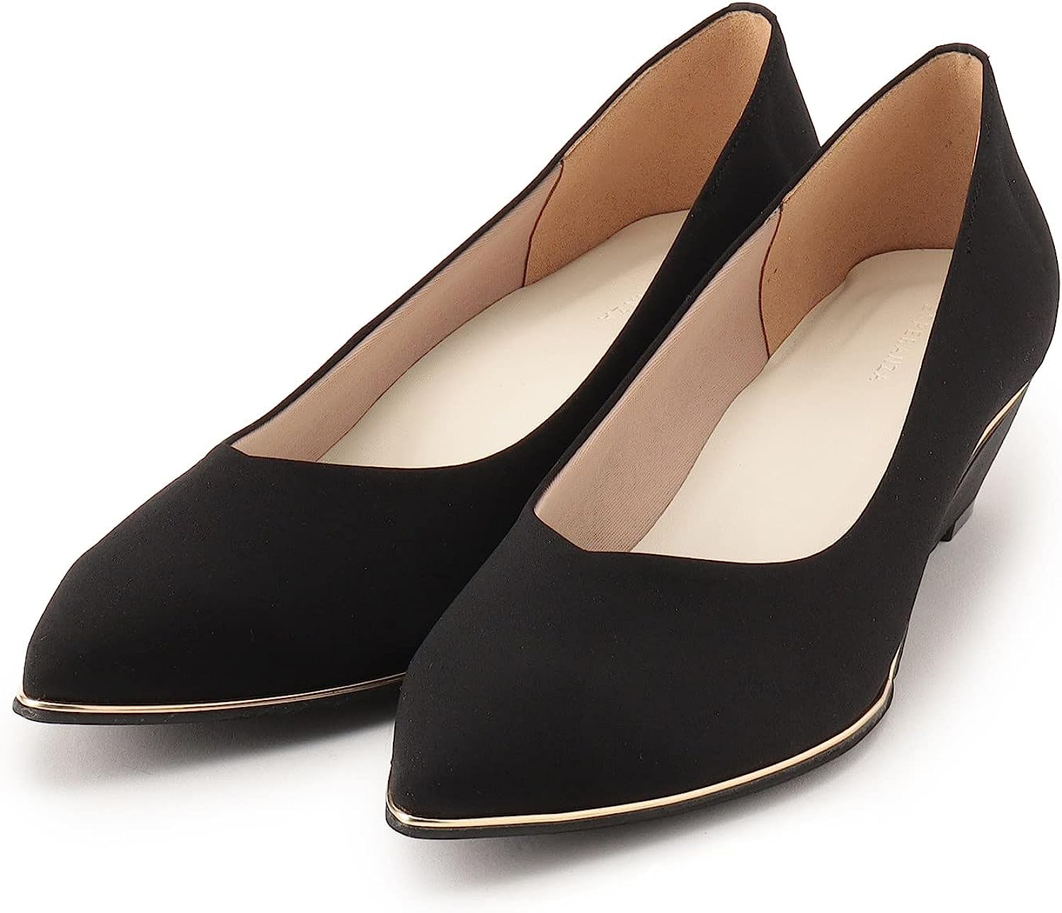 エスペランサ(ESPERANZA) ポインテッドトゥウェッジパンプス