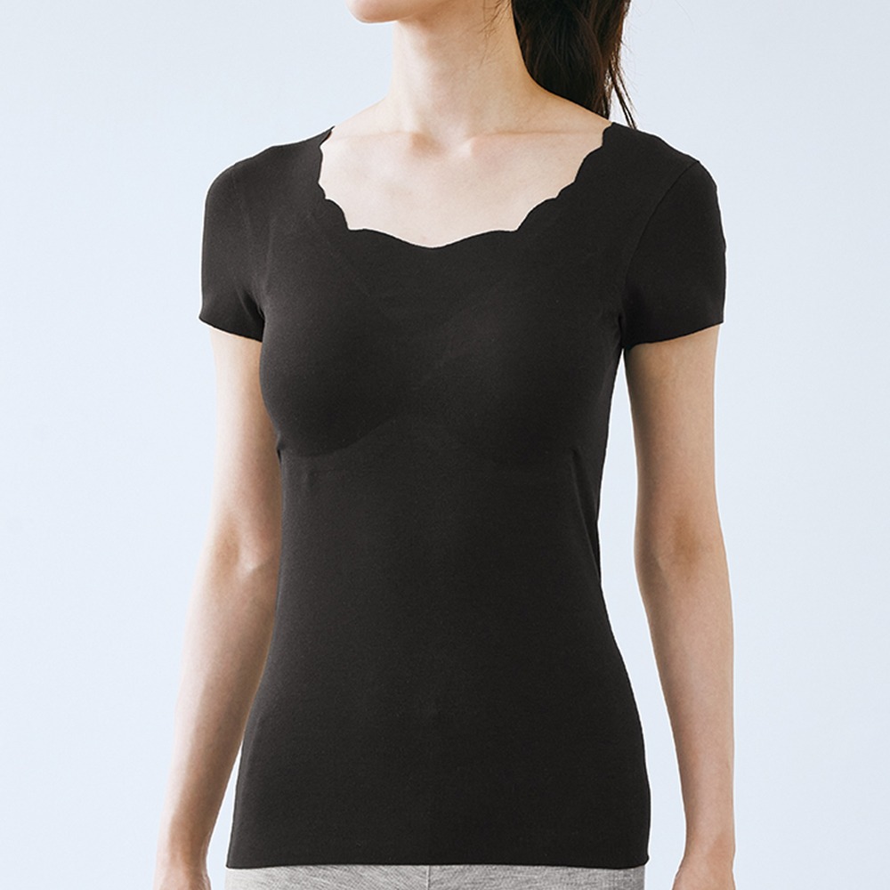 メディキュア(Medicure) カップ付2分袖インナー