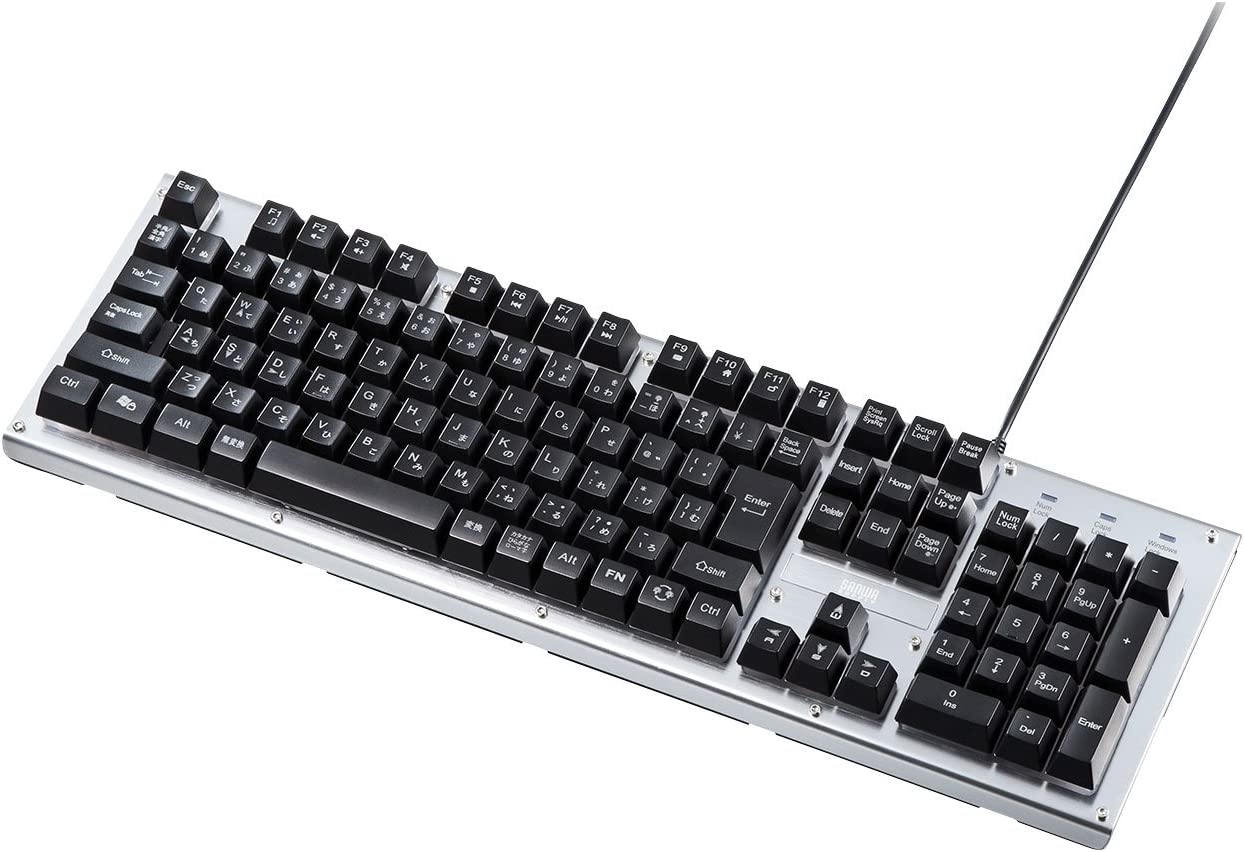 サンワサプライ(SANWA SUPPLY) バックライト機能付きキーボード SKB-WAR3 2018