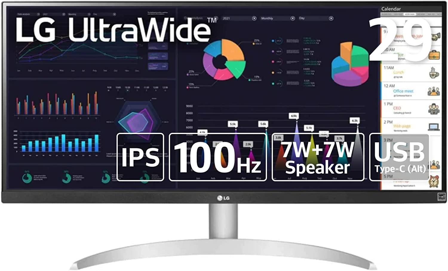 LGエレクトロニクス(LG Electronics) 21:9ルトラワイドモニター 29WQ600-W 2022